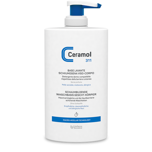 Ceramol 311 SCHAUMBILDENDE WASCHBASIS GESICHT-KÖRPER 400 ml