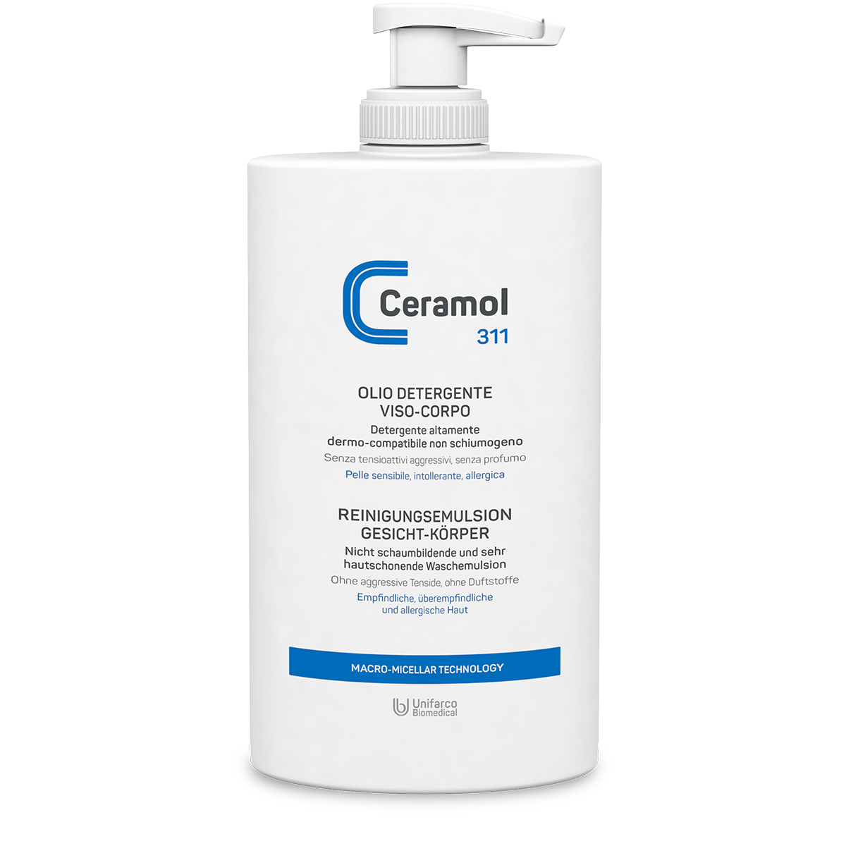 Ceramol 311 REINIGUNGSEMULSION GESICHT-KÖRPER 400 ml