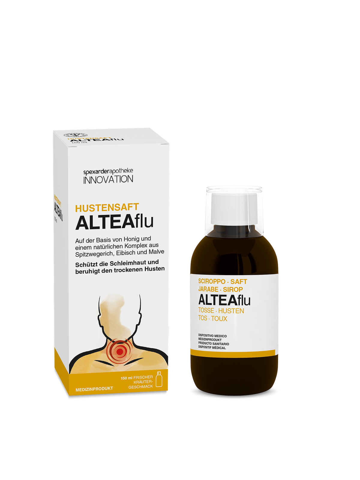 Saft Alteaflu Husten 150 ml (Medizinprodukt CE)