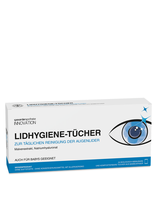 Lidhygiene-tücher 24 Einweg-Augentücher (Medizinprodukt CE)