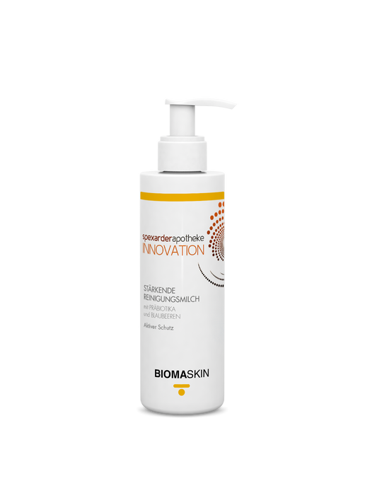 Stärkende Reinigungsmilch mit Präbiotika und Blaubeeren 200 ml