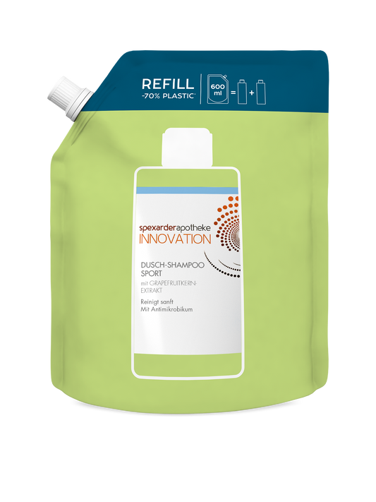 Dusch-shampoo Sport mit Grapefruitkern-extrakt 600 ml (Nachfüllpackung -)