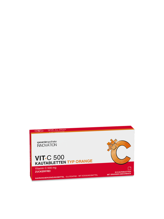 Vitamin C 500 Typ Orange 20 Kautabletten